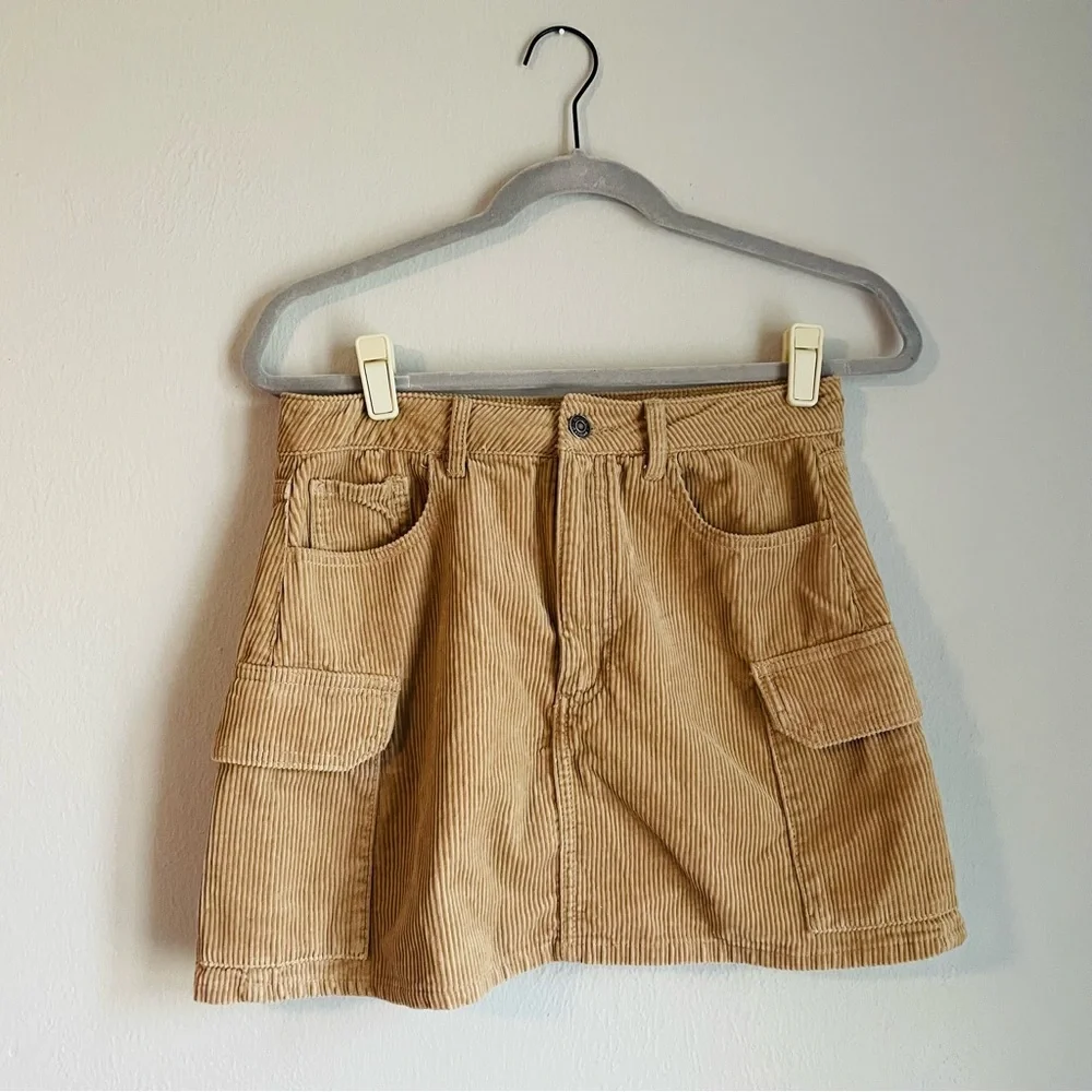 Denim Jacket and Corduroy Skirt Set - Picture 2 of 5